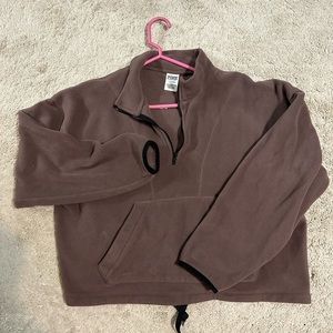 PINK‎ VS fleece cropped pullover